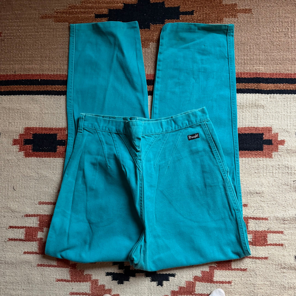 Turquoise Wranglers 31”