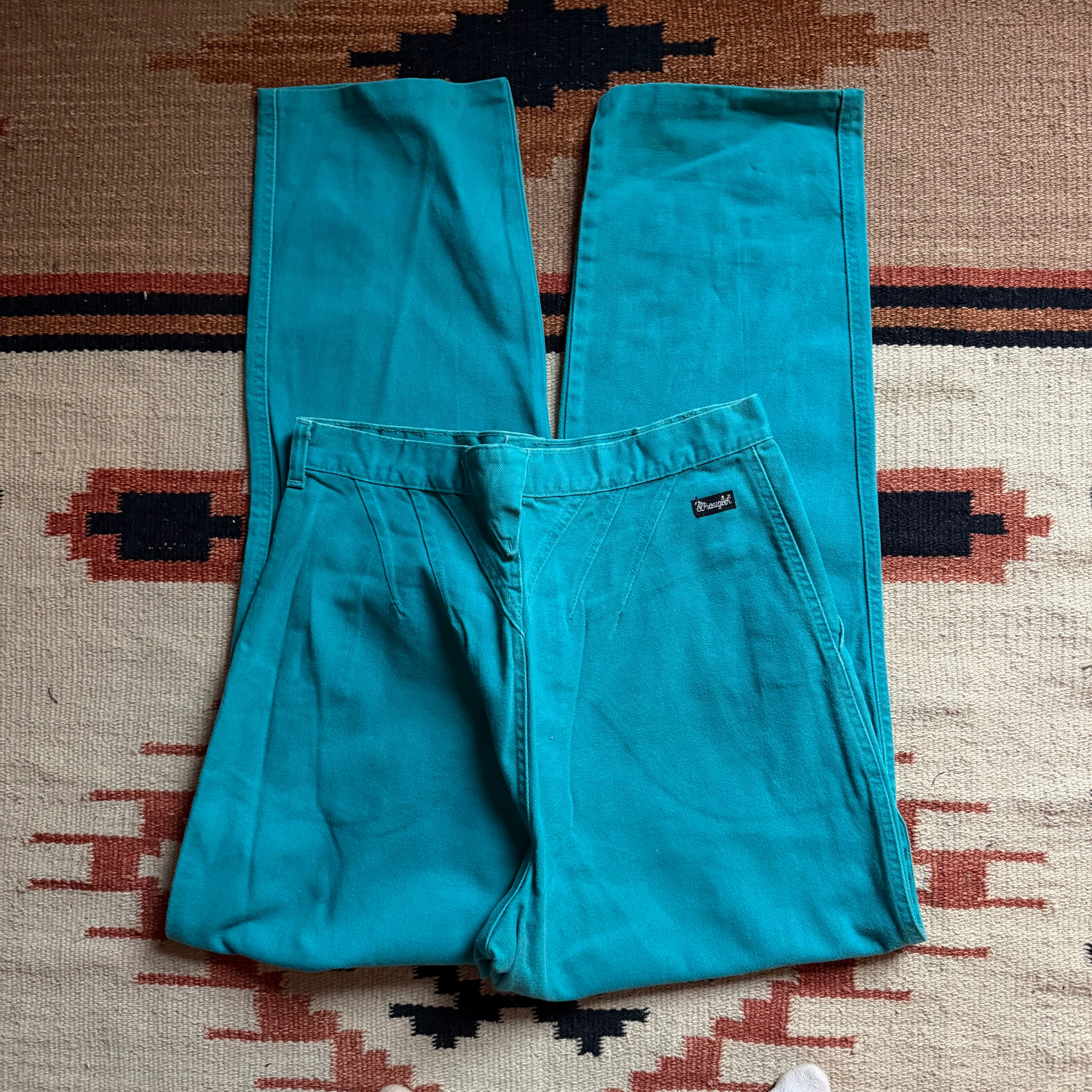Turquoise Wranglers 31”