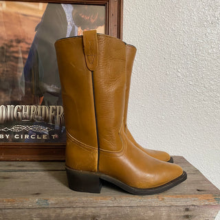 Brown Texas Cowboy Boots - Men’s 6.5 / Women’s 8