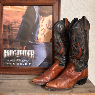 Vintage Dan Post Rancher Grandpa Cowboy Boots, Women’s 6