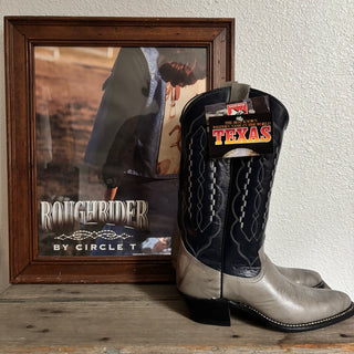 Embroidered Texas Cowboy Boots - Men’s 7.5 / Women’s 9