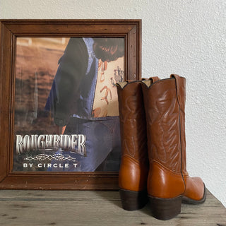 Texas Chestnut Cowboy Boots - Women’s 6