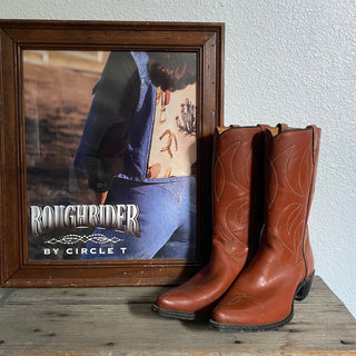 Brown Country Cowboy Boots - Men’s 8.5 / Women’s 10