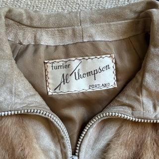 Fur and Suede Jacket - Medium