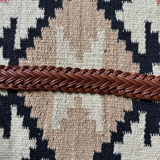 Brown Braided Belt - Sizes 29” - 31”