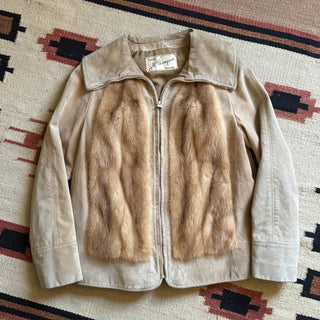 Fur and Suede Jacket - Medium