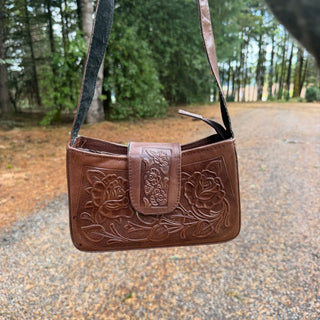 Tooled Leather Cowgirl Purse