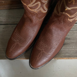 Brown Bullhide Cowboy Boots - Men’s 9 / Women’s 10.5