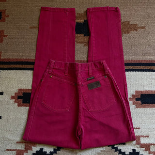 Vintage Hot Pink Wranglers 26 inch waist for Women
