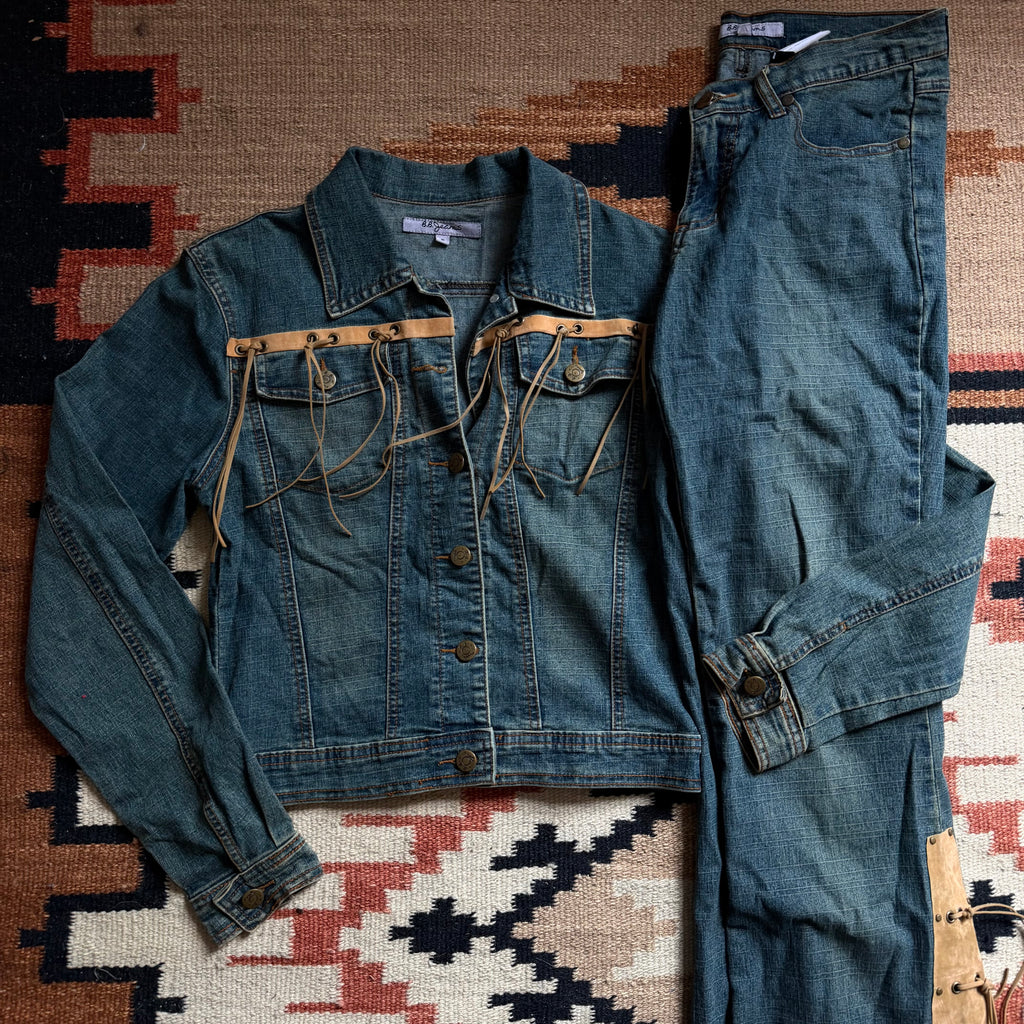 Rodeo Ridin’ Jacket and Jeans Set