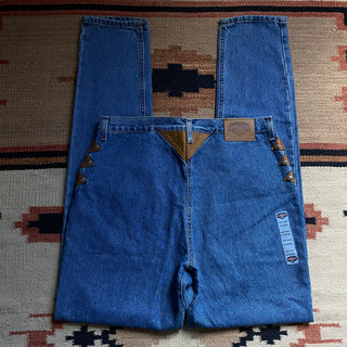 Pleather Rodeo Jeans 36”