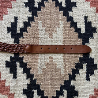 Brown Braided Belt - 30” - 33”