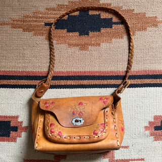 1970s Strawberry Tooled Purse