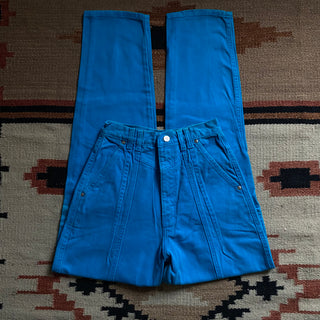 Vintage Ocean Blue Silverlake Wranglers 24 inch waist for Women