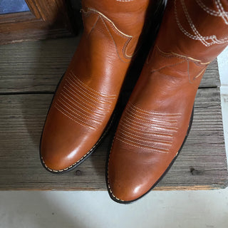 70s Brown Cowboy Boots - Women’s 8