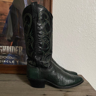Dan Post Lizard Cowboy Boots - Women's 5.5