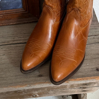 Chestnut Brown Cowboy Boots - Women’s 8