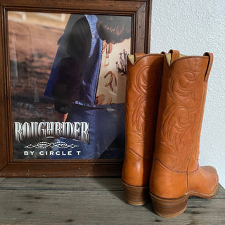 Brown Texas Cowboy Boots - Men’s 8 / Women’s 9.5