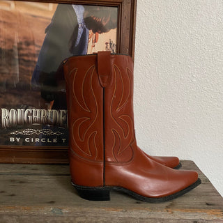Brown Texas Cowboy Boots - Men’s 10.5 / Women’s 12