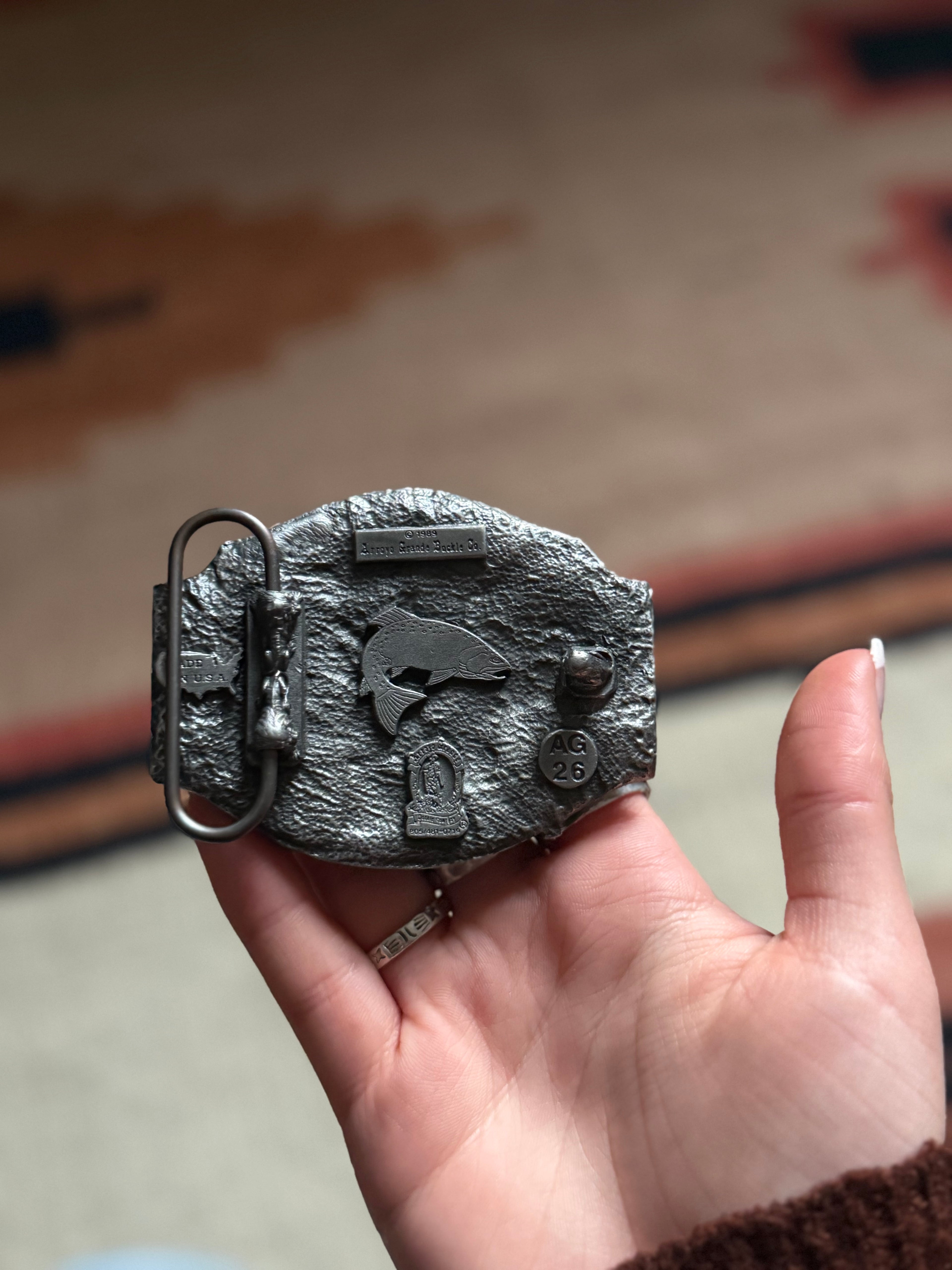 I’d Rather Be Fishing Belt Buckle