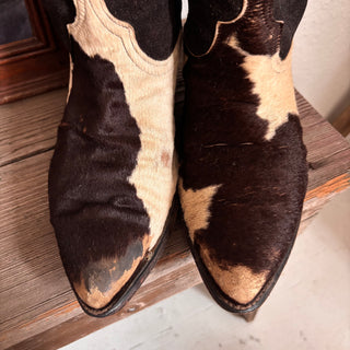 Vintage Code West Cowhide Cowboy Boots, Men’s 9 / Women’s 10.5