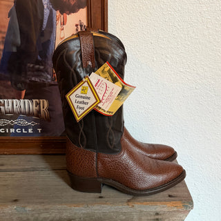 2 Tone Bullhide Texas Cowboy Boots - Men’s 8.5 & 9 / Women’s 10 & 10.5