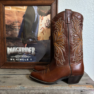 Brown Texas Cowboy Boots - Men’s 9.5 / Women’s 11