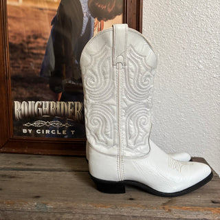 White Cowboy Boots - Women’s 7