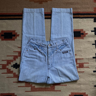 Vintage Rare Pinstripe Roughriders 26 inch waist