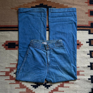 70s Bell Bottoms Jeans 26 inch waist for Women