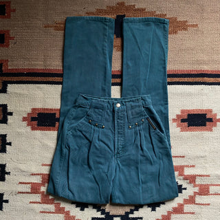 Vintage Green Denver Rockies 24 inch waist
