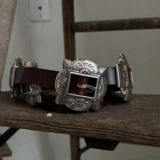 Cowgirl Concho Belt - 26” - 29”