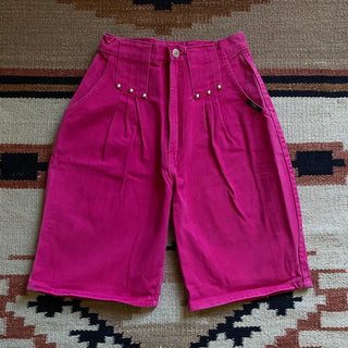 Pink Ozark Denim Shorts - 24”