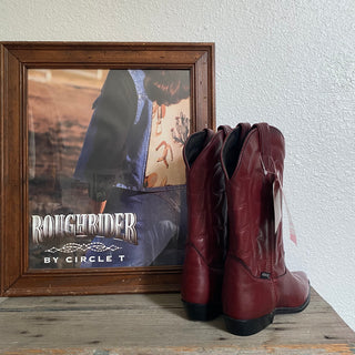 Burgundy Cowboy Boots - Women’s 8 & 10