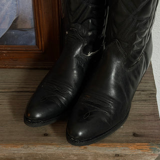 Black Texas Cowboy Boots - Women’s 10