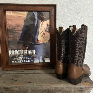 Forest Brown Texas Cowboy Boots - Men’s 10.5 / Women’s 12