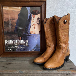 Marbled Leather Cowboy Boots - Women’s 11