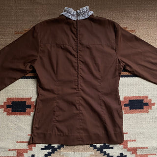 H bar C 70s Prairie Cowgirl Shirt, Small for Women