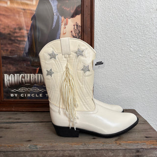 Texas Star Cowboy Boots - Youth 7 / Women’s 8.5