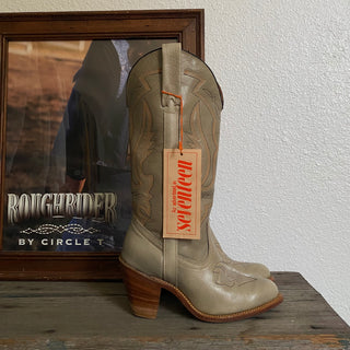 Grey Clouds Cowboy Boots - Women’s 6.5
