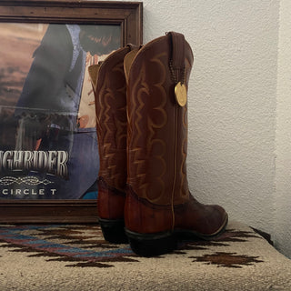 Brown Tony Lama Cowboy Boots - Women’s 5.5
