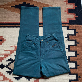 Vintage Forest Green Rockies Jeans 26 inch waist for Women