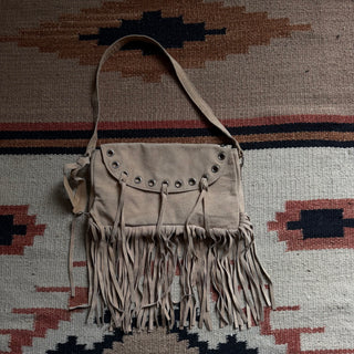 1970s Suede Fringe Purse