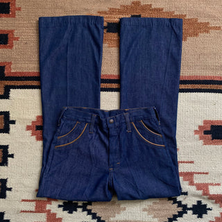 Vintage Navy Blue Jeans 24 inch waist for Women