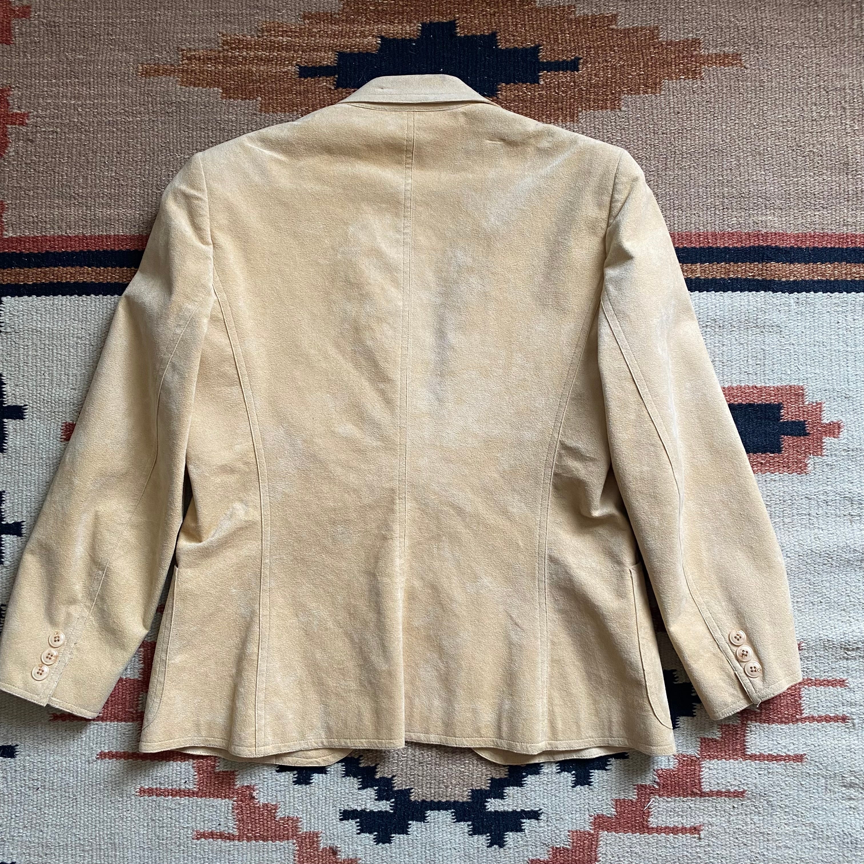 Faux Suede Blazer - Small