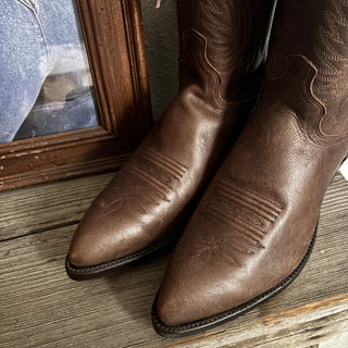 Brown Texas Cowboy Boots - Men’s 9 / Women’s 10.5