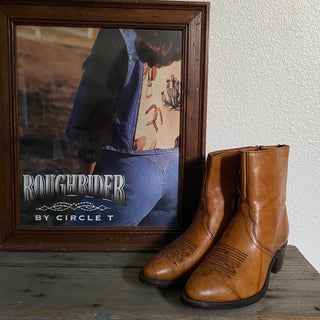 Marbled Texas Cowboy Boots - Men’s 10 / Women’s 11.5