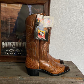 Black Toe Texas Cowboy Boots - Men’s 9 / Women’s 10.5