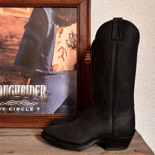 Vintage Dan Post Midnight Rider Cowboy Boots, Men’s 7 / Women’s 8.5