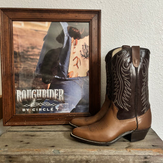 Forest Brown Texas Cowboy Boots - Men’s 10.5 / Women’s 12